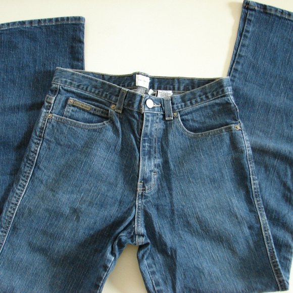 Calvin Jeans CK Boot Cut Stretch Sz 8 Darker Wash - Picture 5 of 14